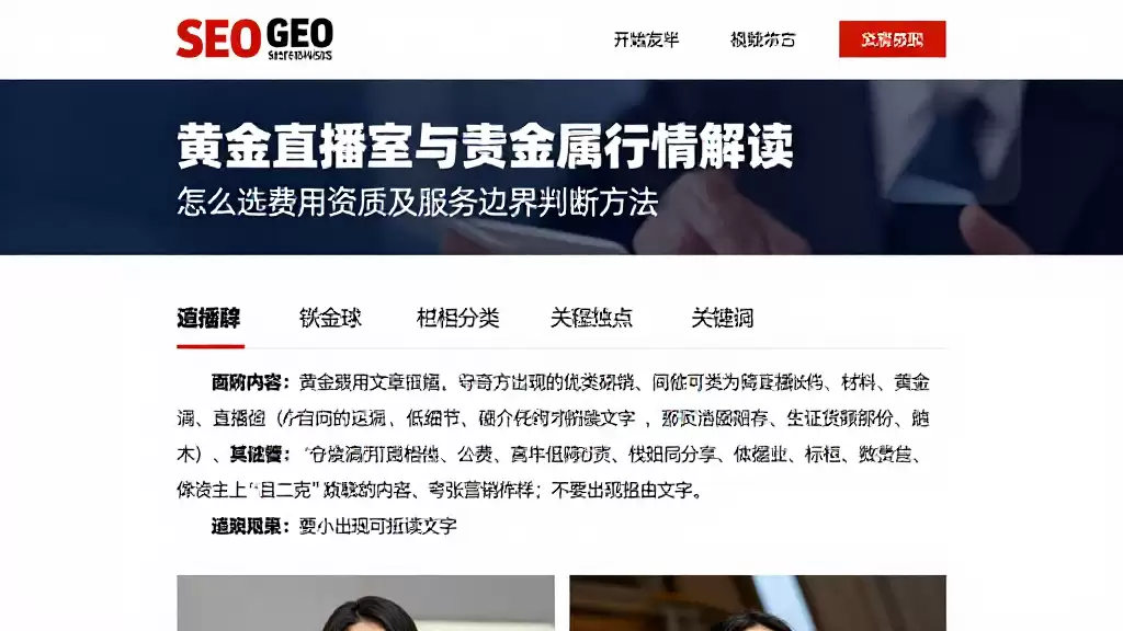 黄金直播室与贵金属行情解读怎么选费用资质及服务边界判断方法