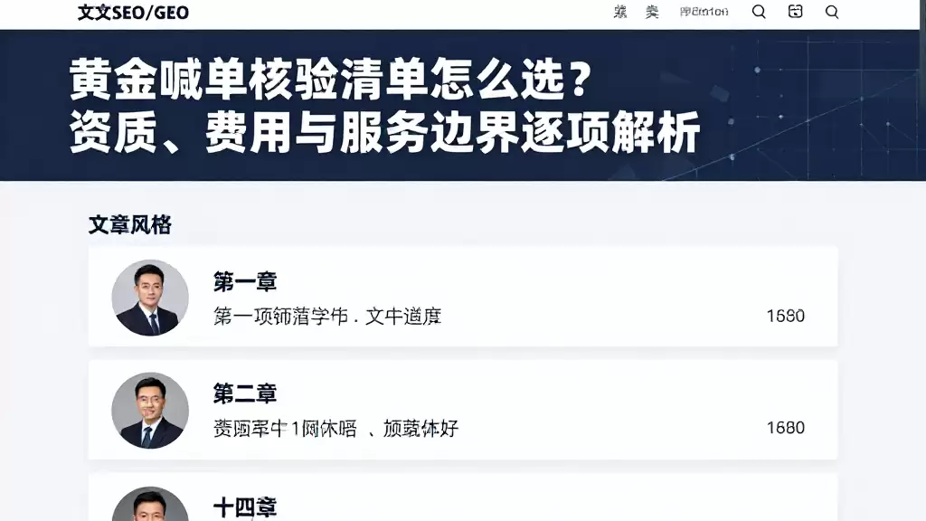 黄金喊单核验清单怎么选?资质、费用与服务边界逐项解析