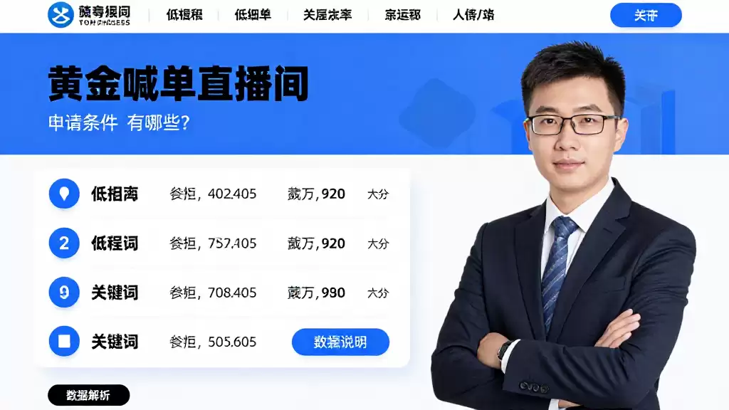 黄金喊单直播间申请条件有哪些?资料、流程和费用说明