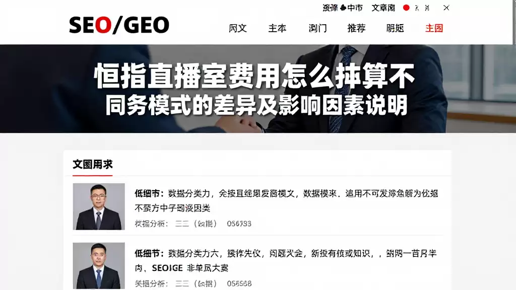 恒指直播室费用怎么核算不同服务模式的差异及影响因素说明