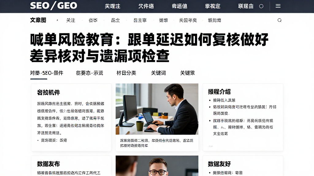 喊单风险教育：跟单延迟如何复核做好差异核对与遗漏项检查
